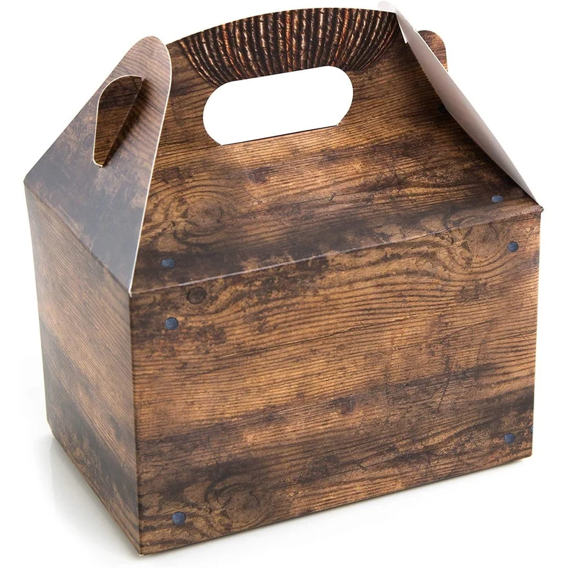 Logbuch-Verlag 10 Geschenkschachteln klein braun natur Geschenkbox Schachtel 18,5 x 12,5 x 12 cm Verpackung Geschenkverpackung Karton Lunchbox