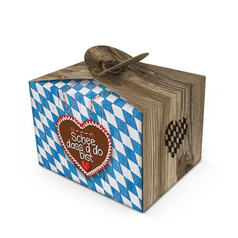 Kleine bayerische Geschenkbox zum Befüllen