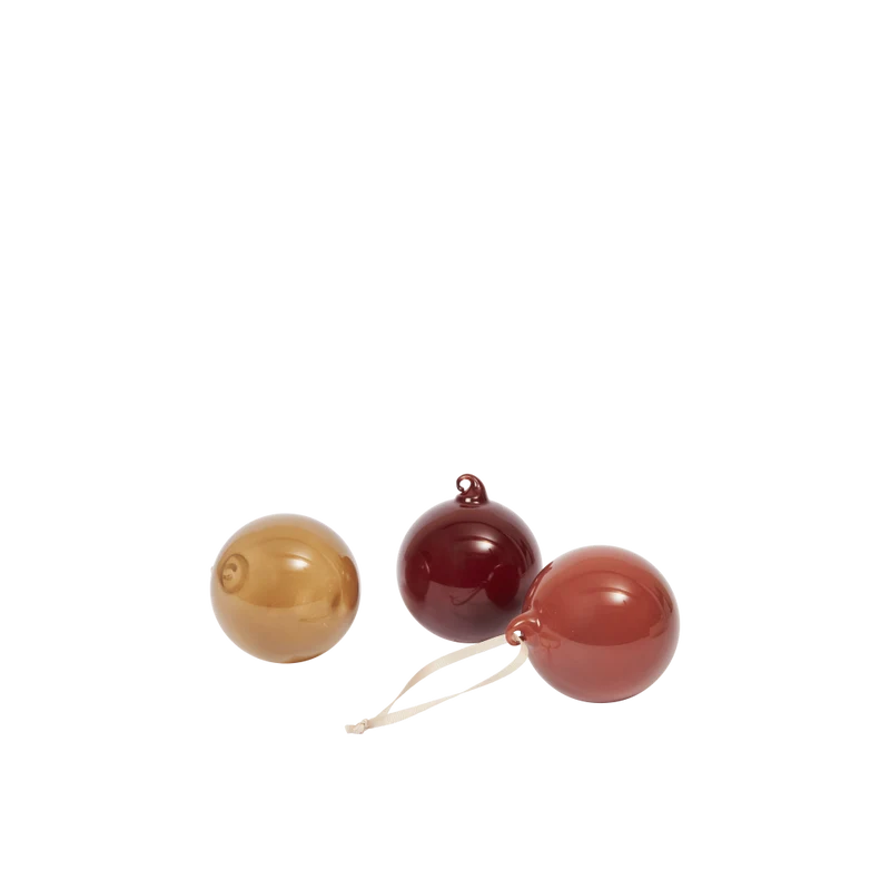Weihnachtsbaumkugeln Glass Baubles M Roseate - ferm LIVING