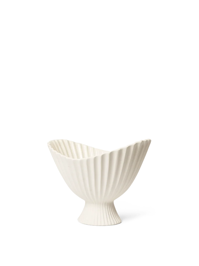 Dekoschale Fountain H28 off-white - ferm LIVING