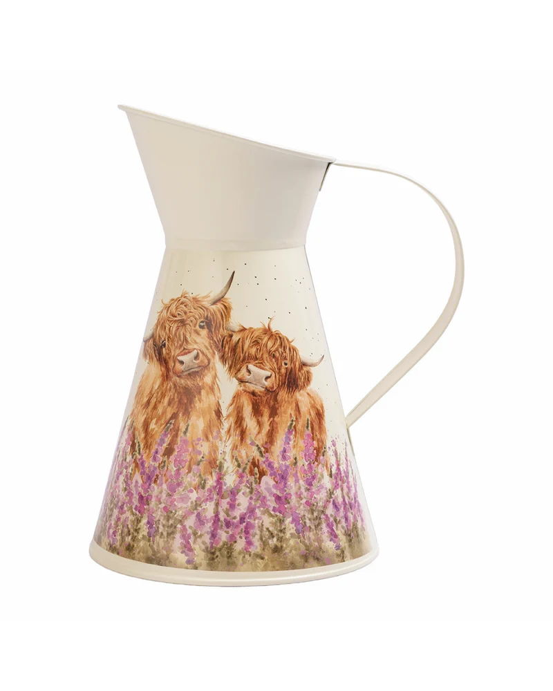 Hochland Kuh Blumenvase "Gentle Giants Flower Jug" von Wrendale Designs