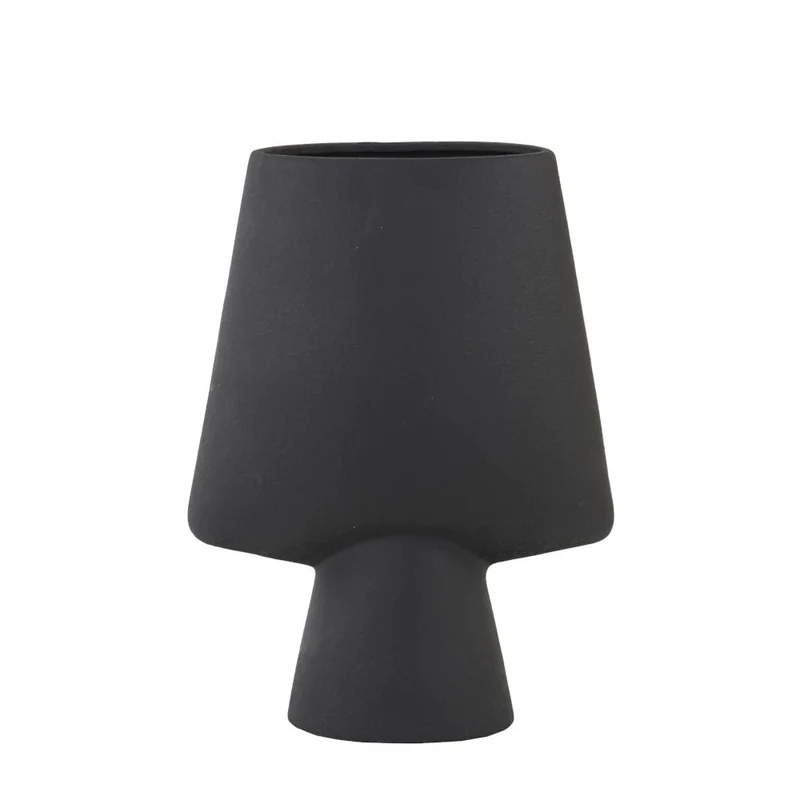 Vase Uniek Keramik 40 cm Schwarz