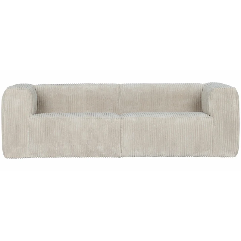 3,5 Sitzer Sofa Bean Ribcord Natur - WOOOD