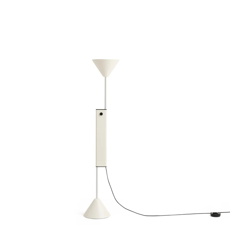 Höhenverstellbare Stehleuchte Twist Cream White - Hay