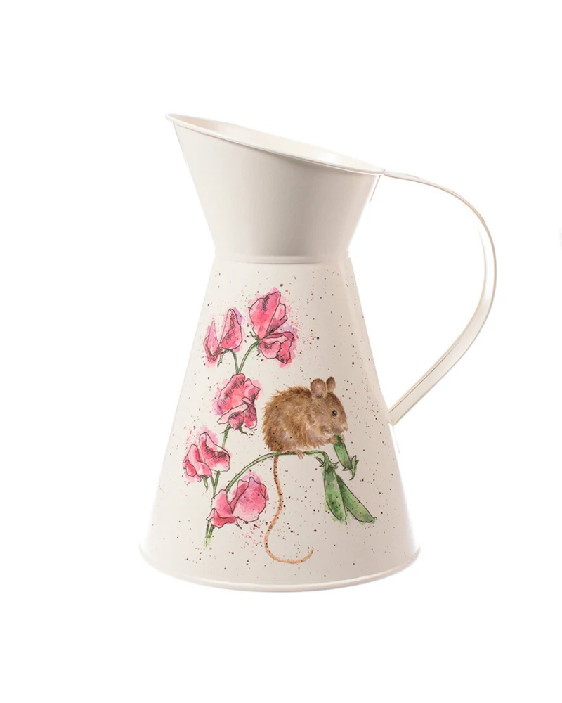 Maus Blumenvase "The Pea Thief Flower Jug" von Wrendale Designs