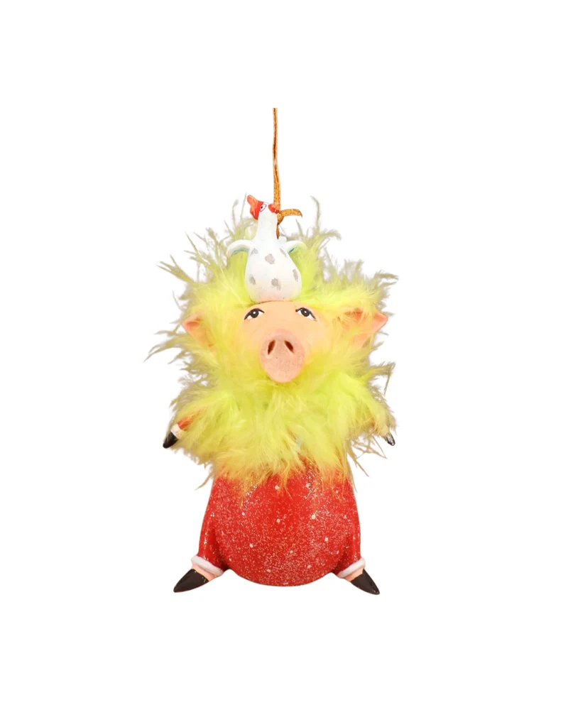 Schweine Krinkle "Phillis Pig" von Patience Brewster