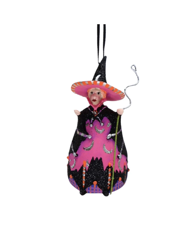 Hexen Krinkle "Mini Bat Moon Witch" von Patience Brewster