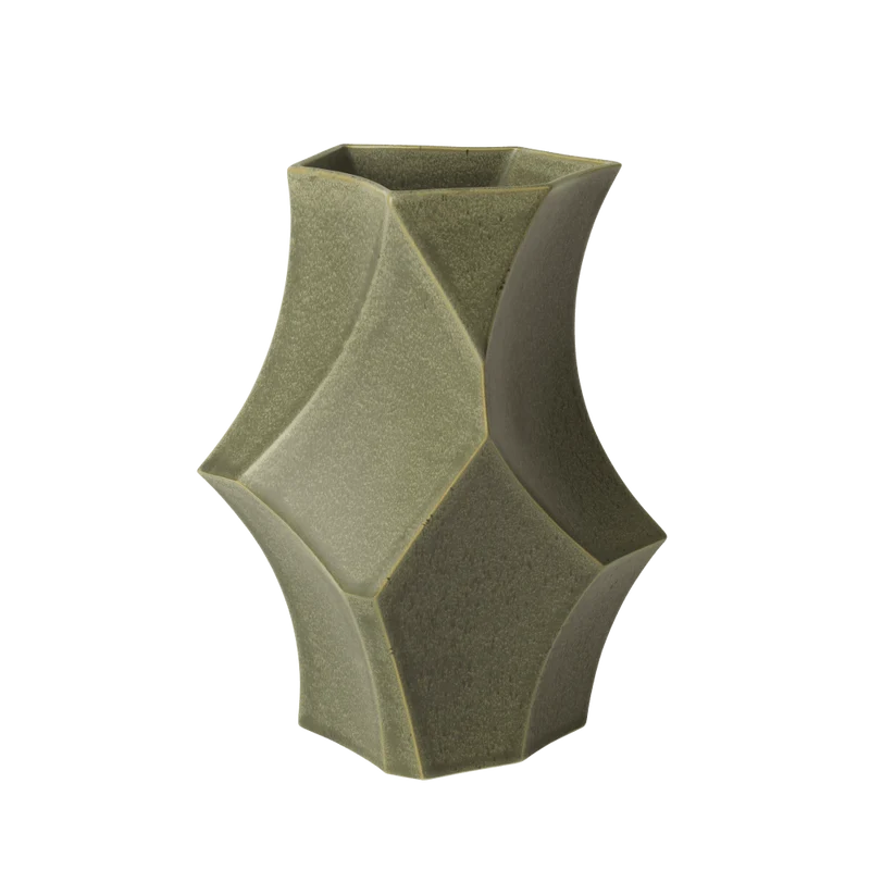 Vase Cueva Small Dark Sage - ferm LIVING