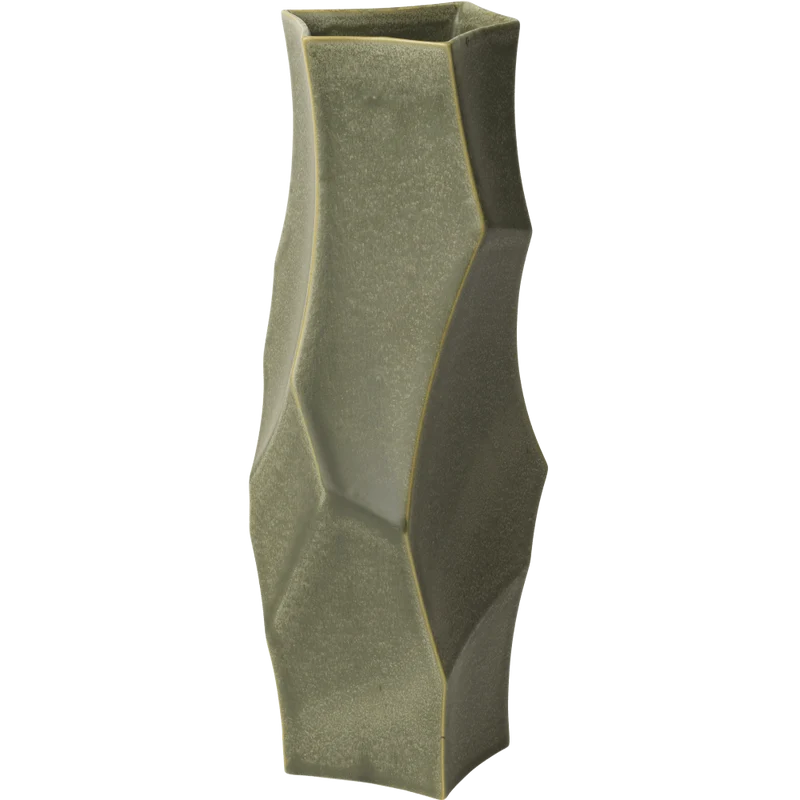 Vase Cueva Large Dark Sage - ferm LIVING