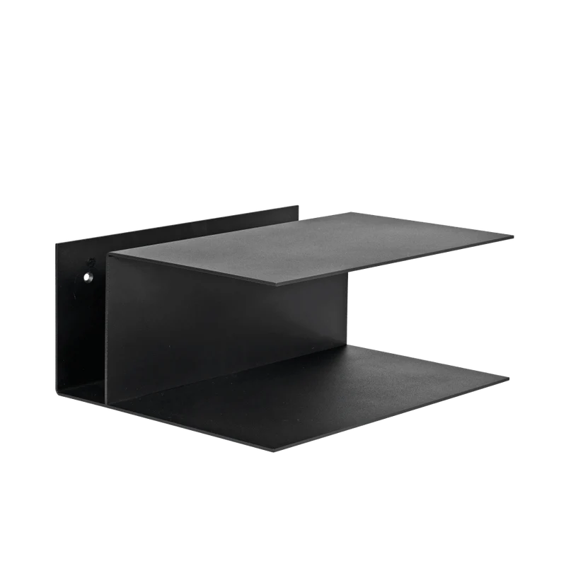 Nachttisch zur Wandmontage Lager Schwarz- ferm LIVING