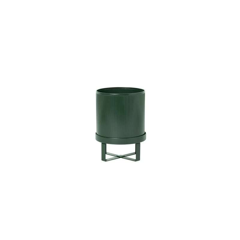 Bau Pot small Blumentopf dark green - ferm Living