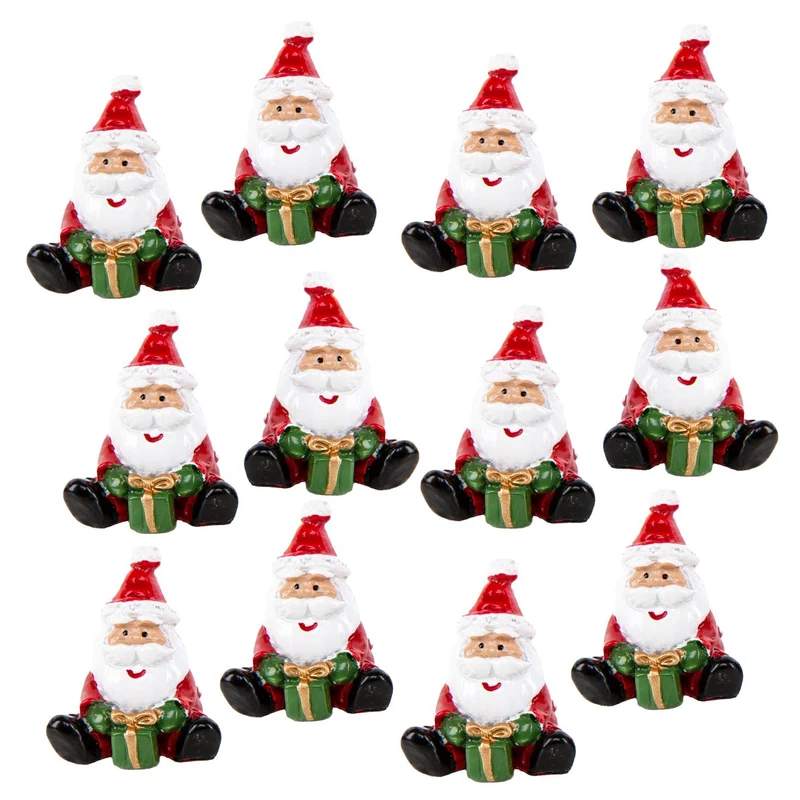12 mini Nikolaus Figuren kleines Geschenk Weihnachten 3 cm