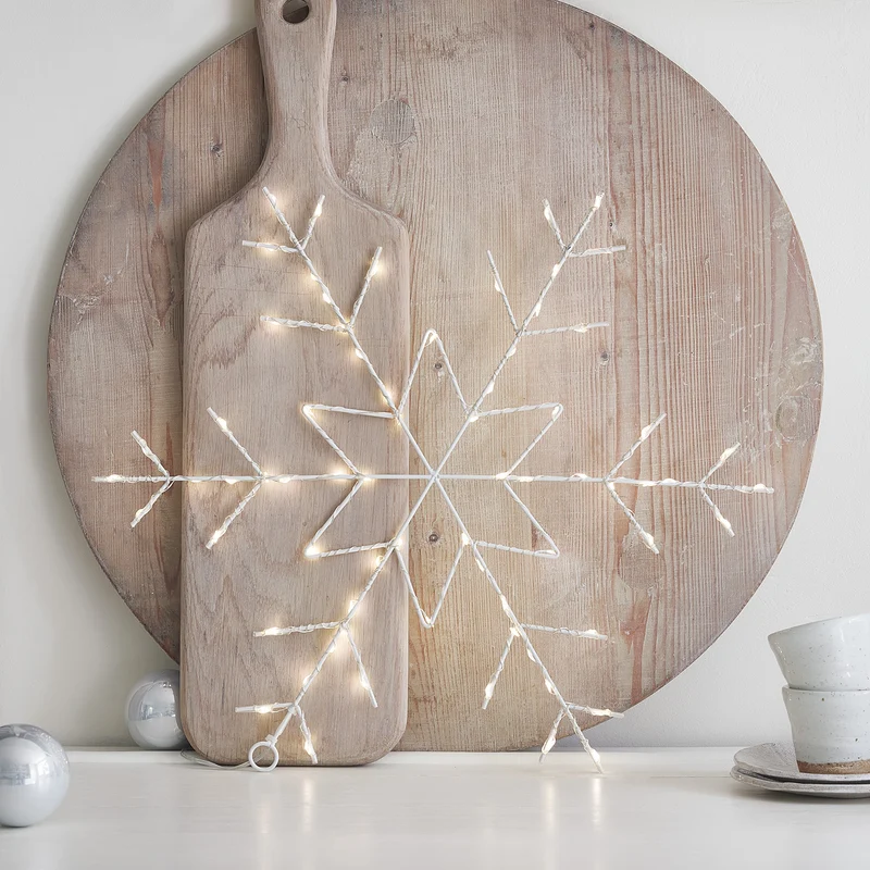Osby LED Schneeflocke Fensterdeko Weihnachten