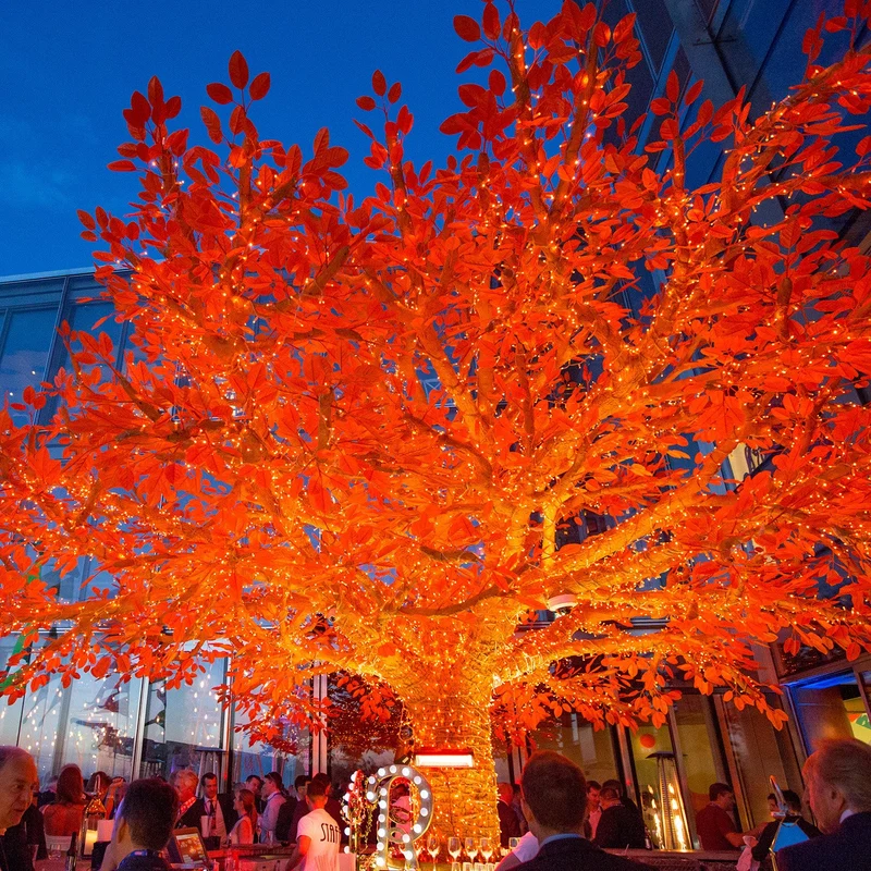 Core Connect 80m 800er LED Lichterkette orange koppelbar transparentes Kabel