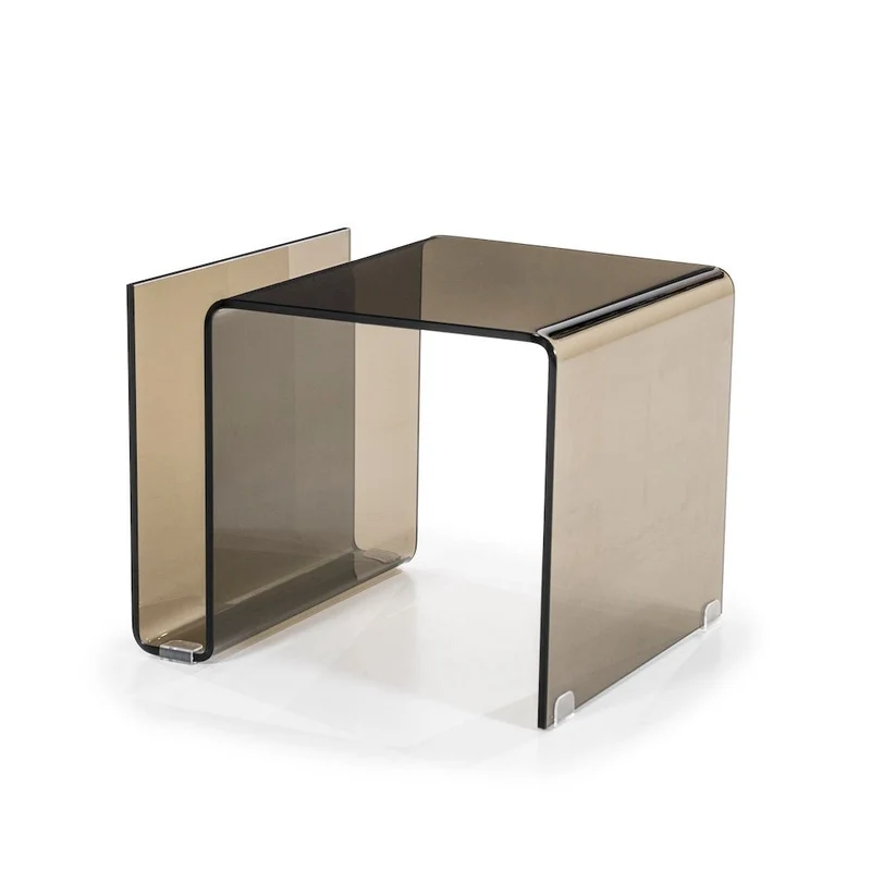 Beistelltisch Shadow Braun Glas - By-Boo