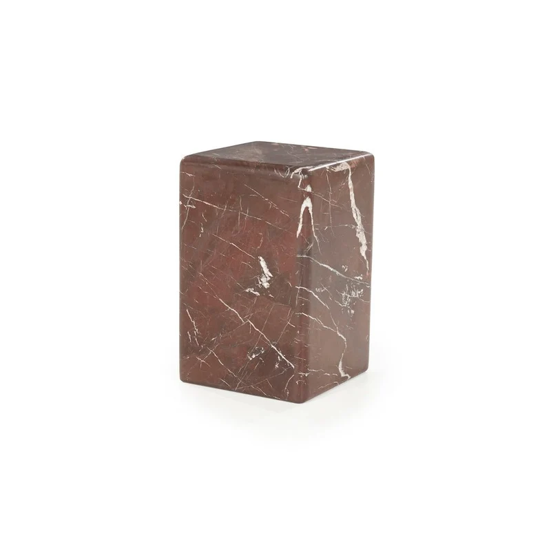 Beistelltisch Dice Roter Marmor - By-Boo