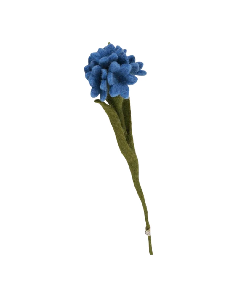 Filzblume "Kornblume" von Gry & Sif