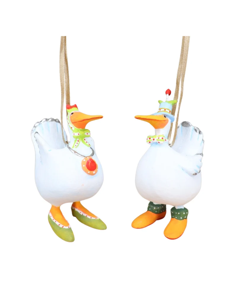 Enten Krinkle 2er-Set "Mini Noah's Ark Duck" von Patience Brewster
