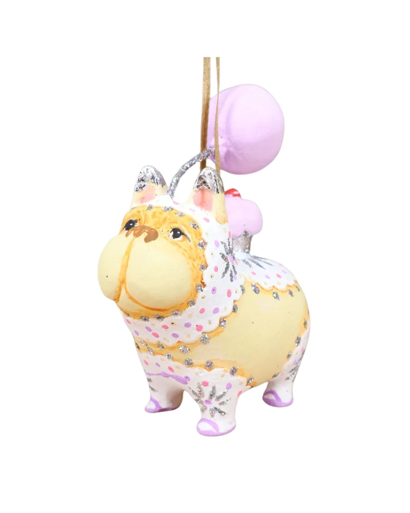 Hunde Krinkle "Cupcake The Bulldog" von Patience Brewster
