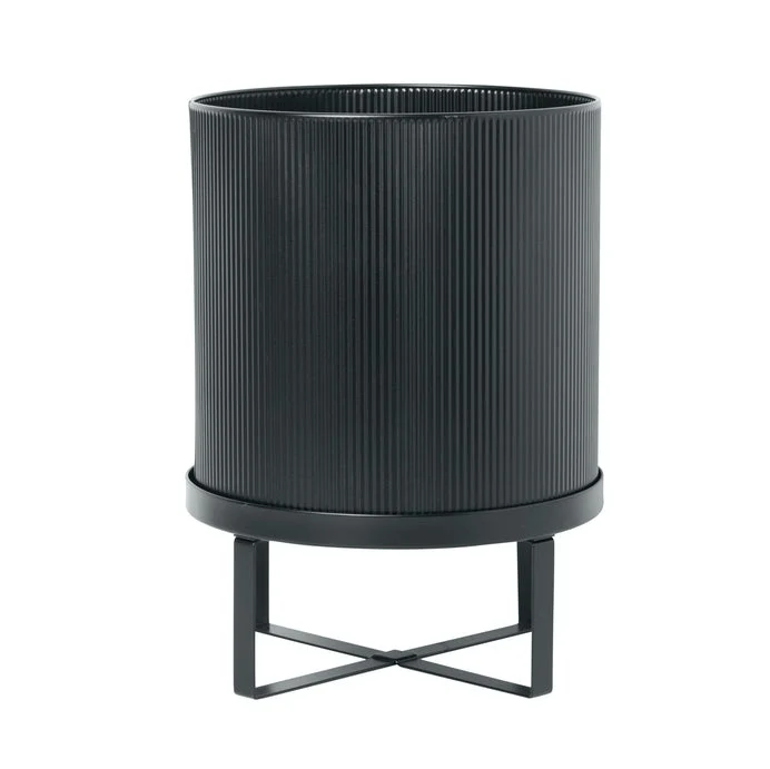 Bau Pot large Blumentopf schwarz - ferm Living