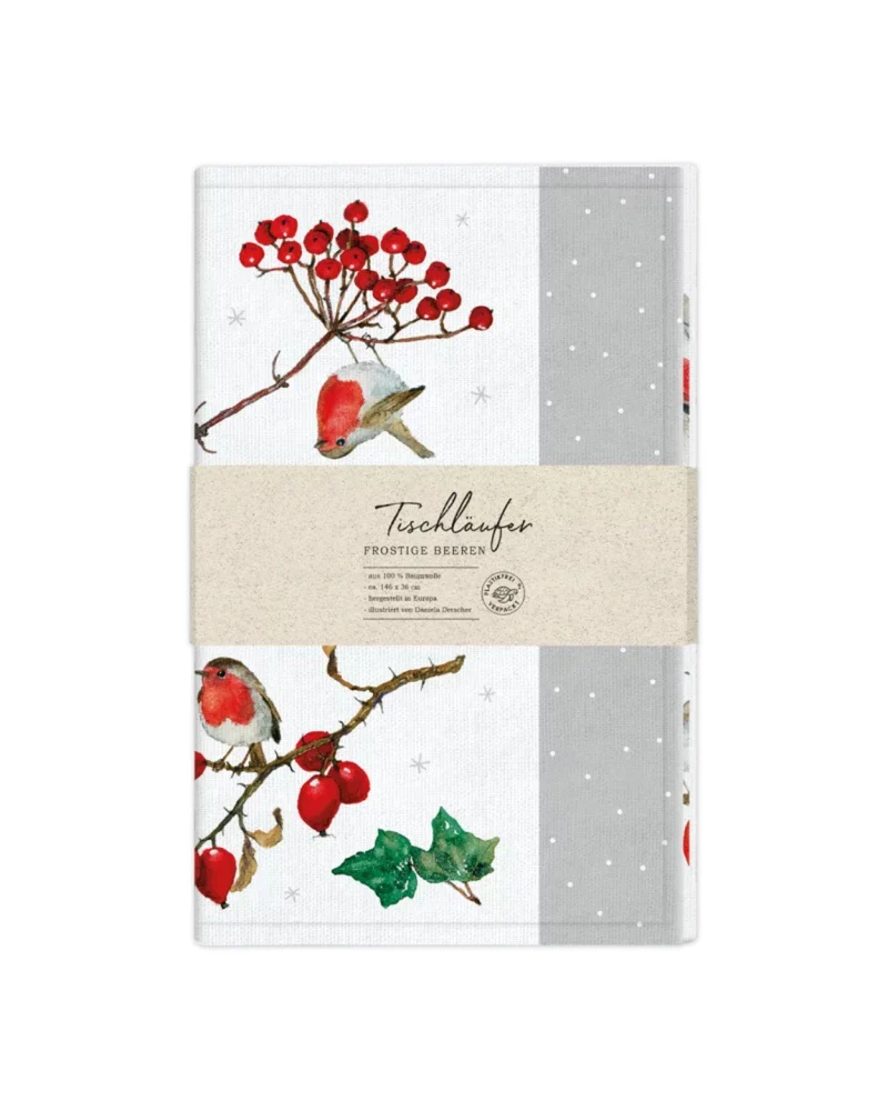 Frostige Beeren Tischläufer vom Grätz Verlag