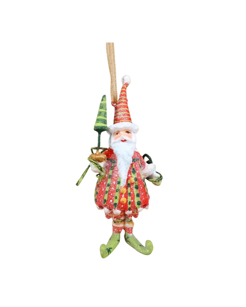 Santa Krinkle "Mini Dashing Santa & Woodland Santa" von Patience Brewster