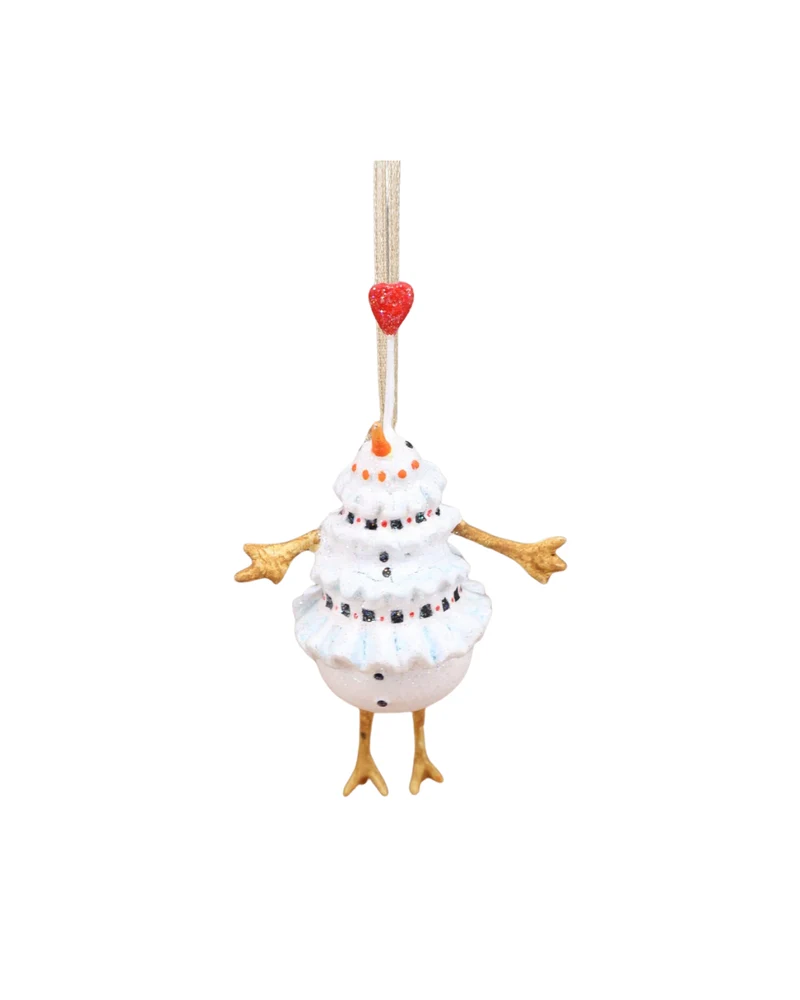 Schneemann Krinkles "Mini Mrs. & Mr. Snowman" von Patience Brewster