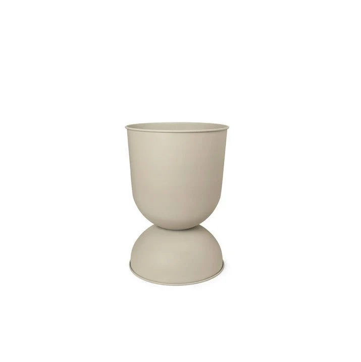 Hourglass Blumentopf cashmere Small 42,5cm - ferm LIVING