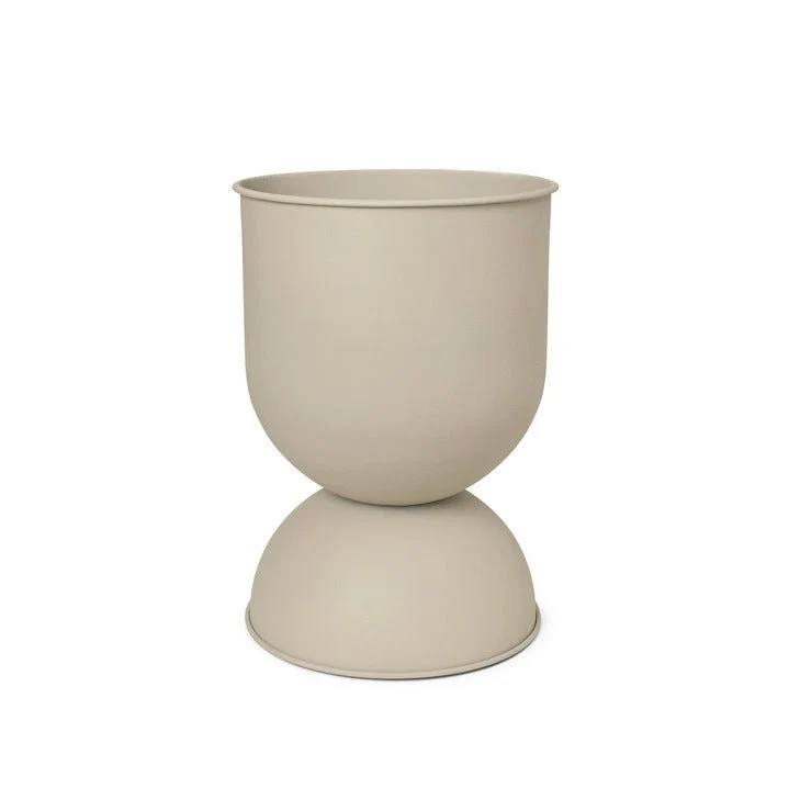 Hourglass Blumentopf cashmere Large 73cm - ferm LIVING