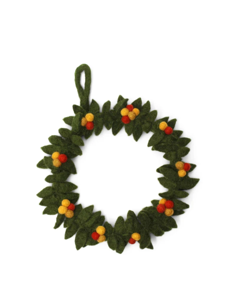 Herbstlicher Filzkranz von Gry & Sif