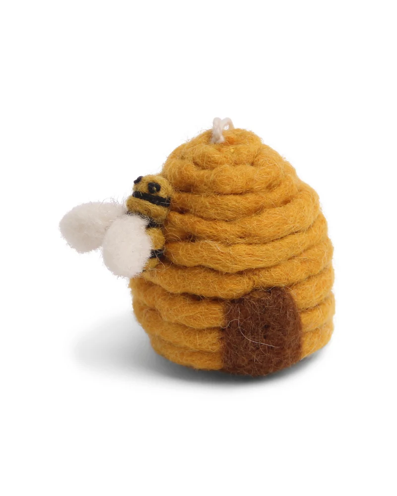Bienenstock Filzanhänger von Gry & Sif