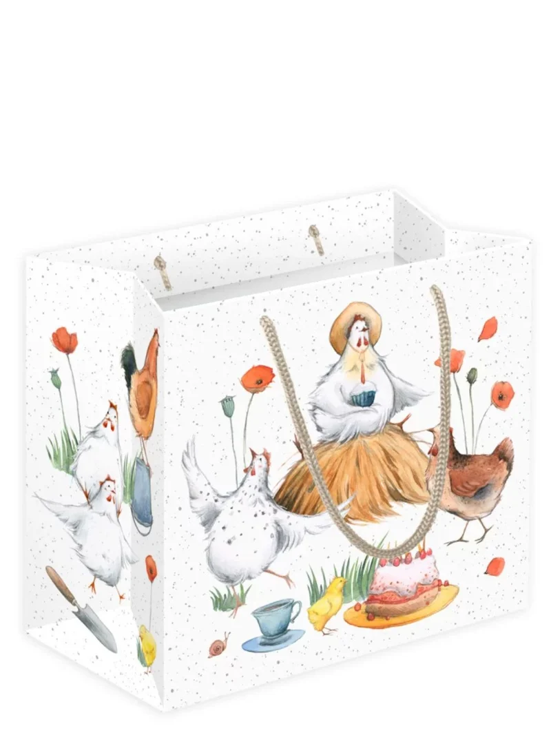 Geschenktaschen "Hühnerbande" vom Grätz Verlag