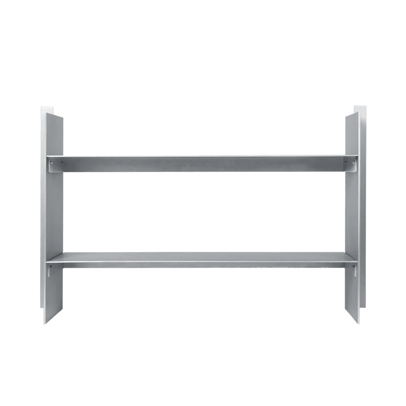 Regal Lager Low Rack Aluminium - ferm LIVING
