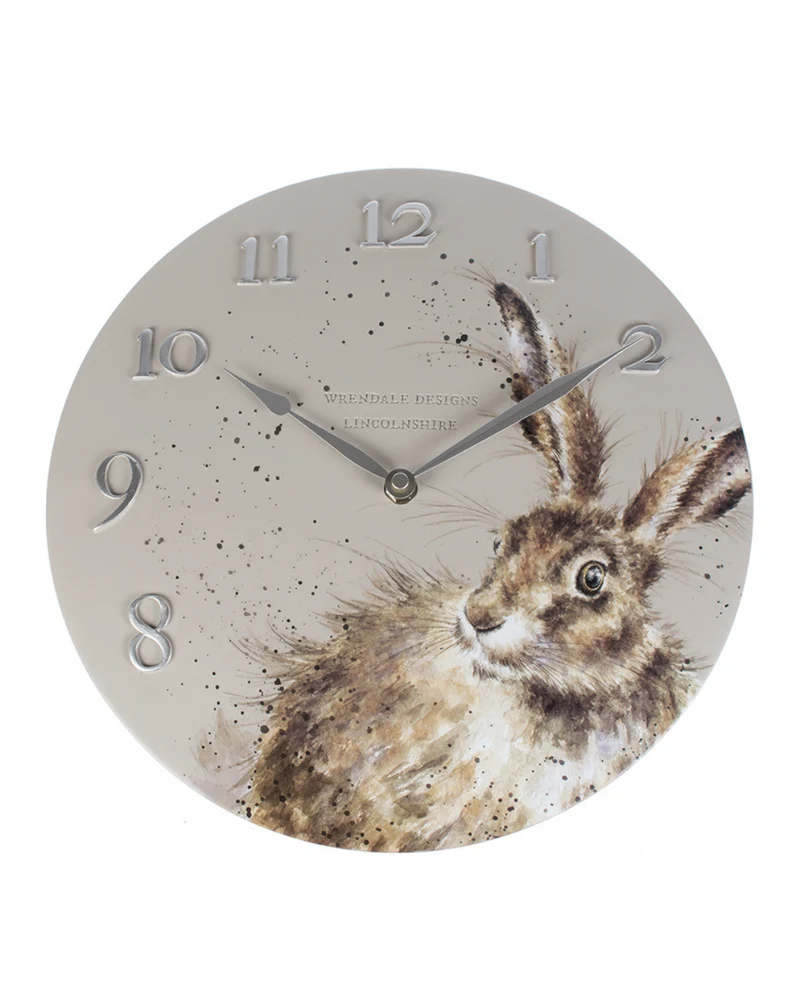 Hasen Wanduhr von Wrendale Designs