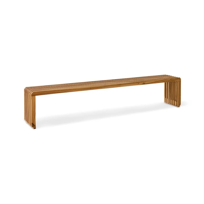 Slatted Bench XL Teak Moderne Bank 180x27 - HKliving