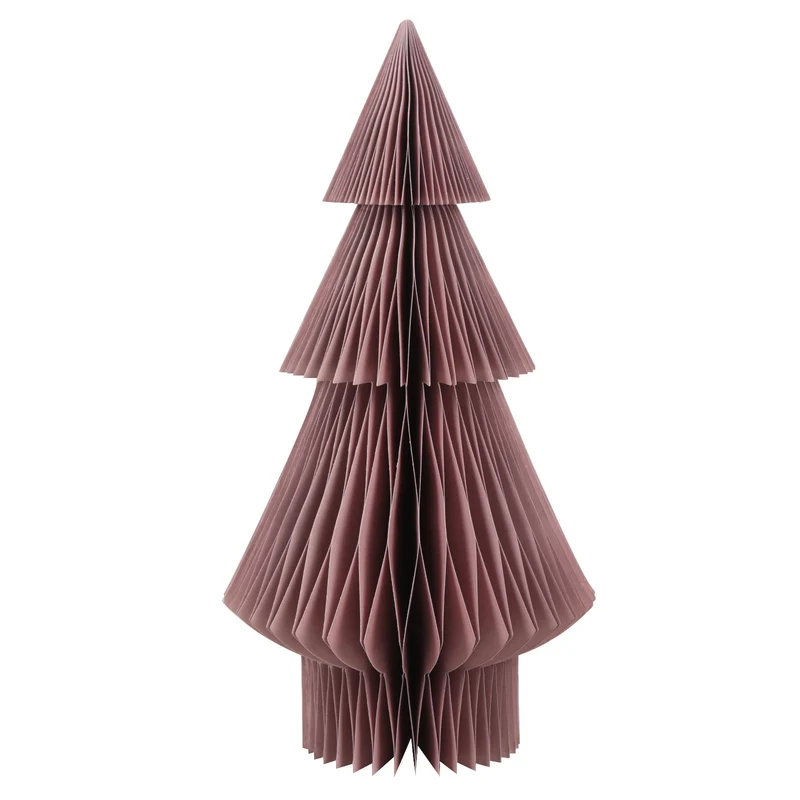 Weihnachtsbaum rosa Papier - Honeycomb Tannenbaum 30 x 15 cm