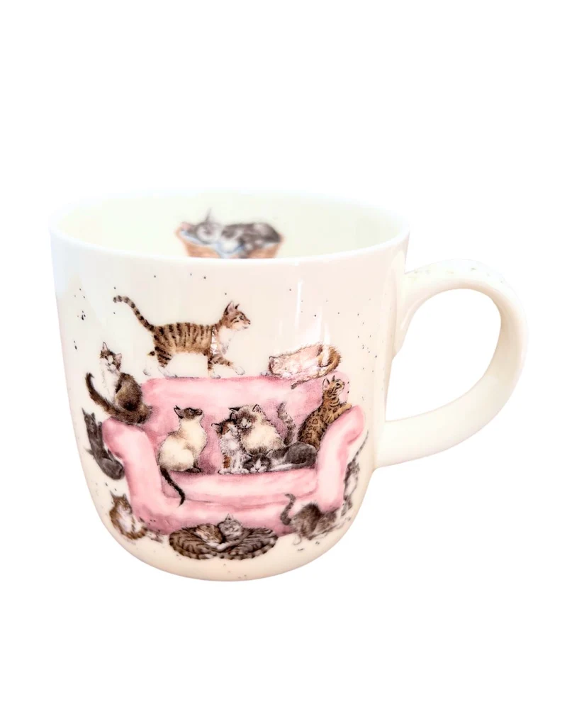 Katzen Tasse "Cattitude" von Wrendale Designs
