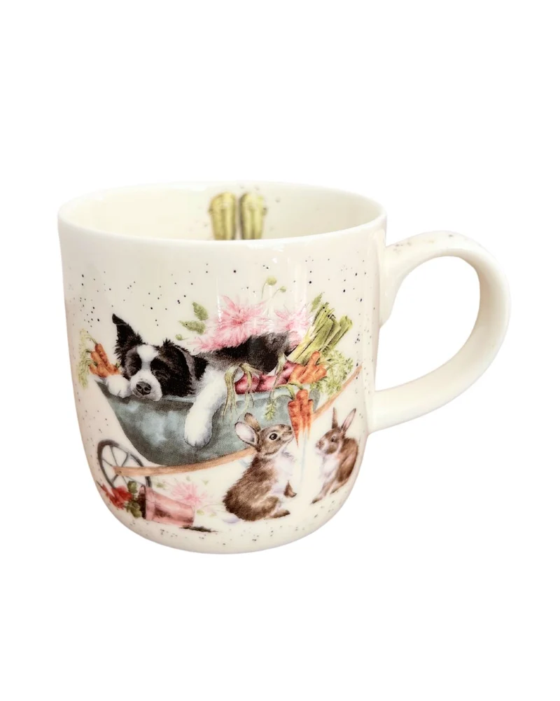 Garten Tasse "Sleeping on the Job" von Wrendale Designs