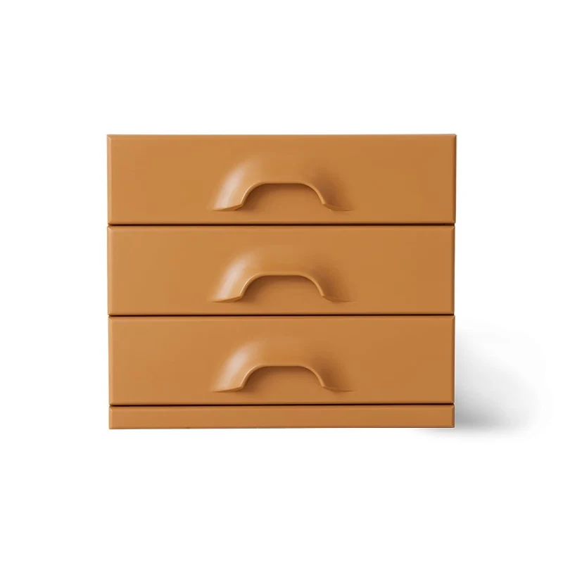 Kommode mit drei Schubladen Ginger Orange - HKliving
