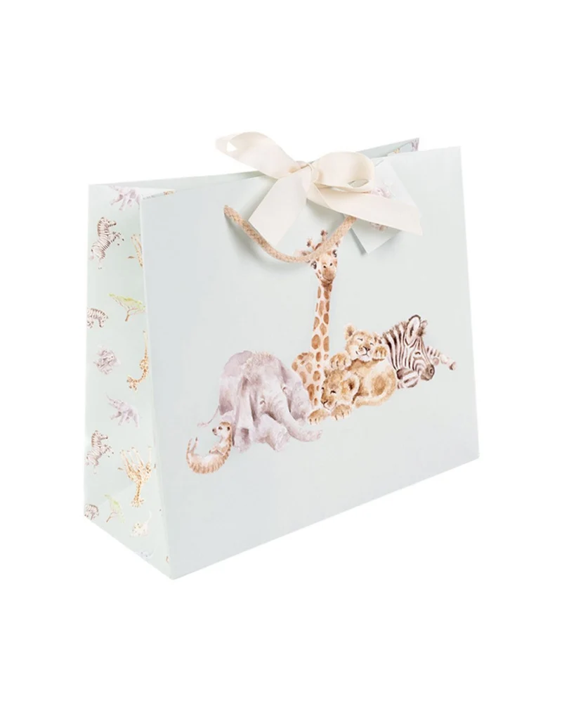 Afrika Tiere Geschenktasche M von Wrendale Designs