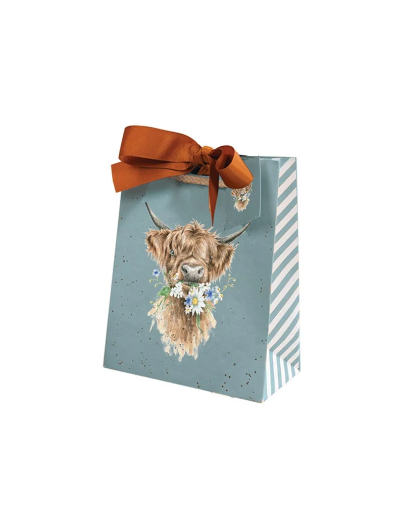 Highland Rind Geschenktasche XS von Wrendale Designs