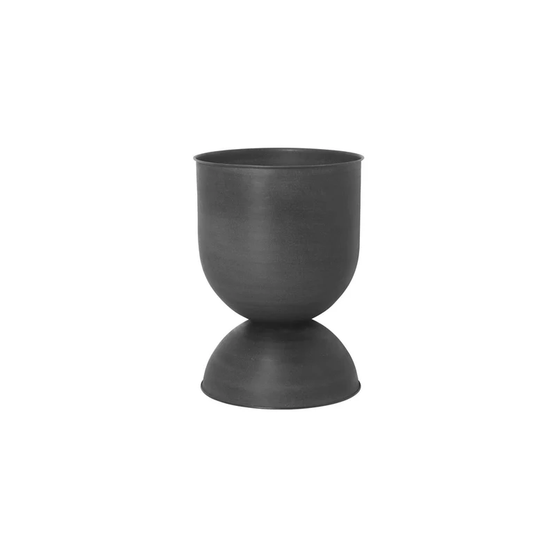 Hourglass Blumentopf schwarz Medium 59cm - ferm LIVING