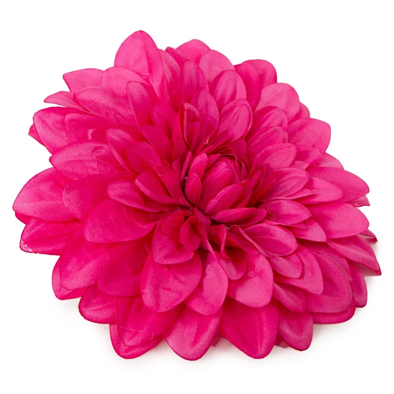 Logbuch-Verlag große Dahlie Blume als Wanddekoration Fuchsia pink Wand Deko zum Aufhängen Kunstblume 35 cm