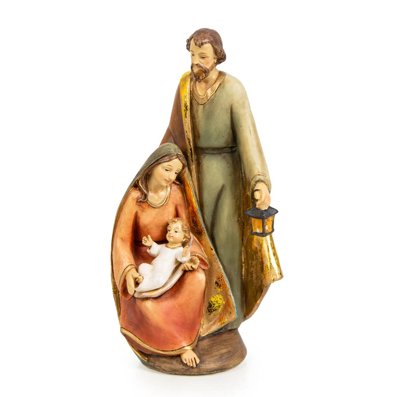 Weihnachtskrippe Heilige Familie - Maria Josef Jesus 19,5 cm