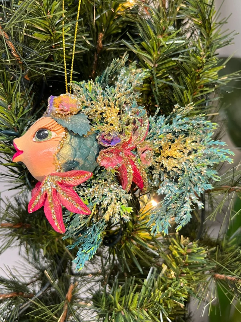 Floraler Botanik Fisch von Goodwill