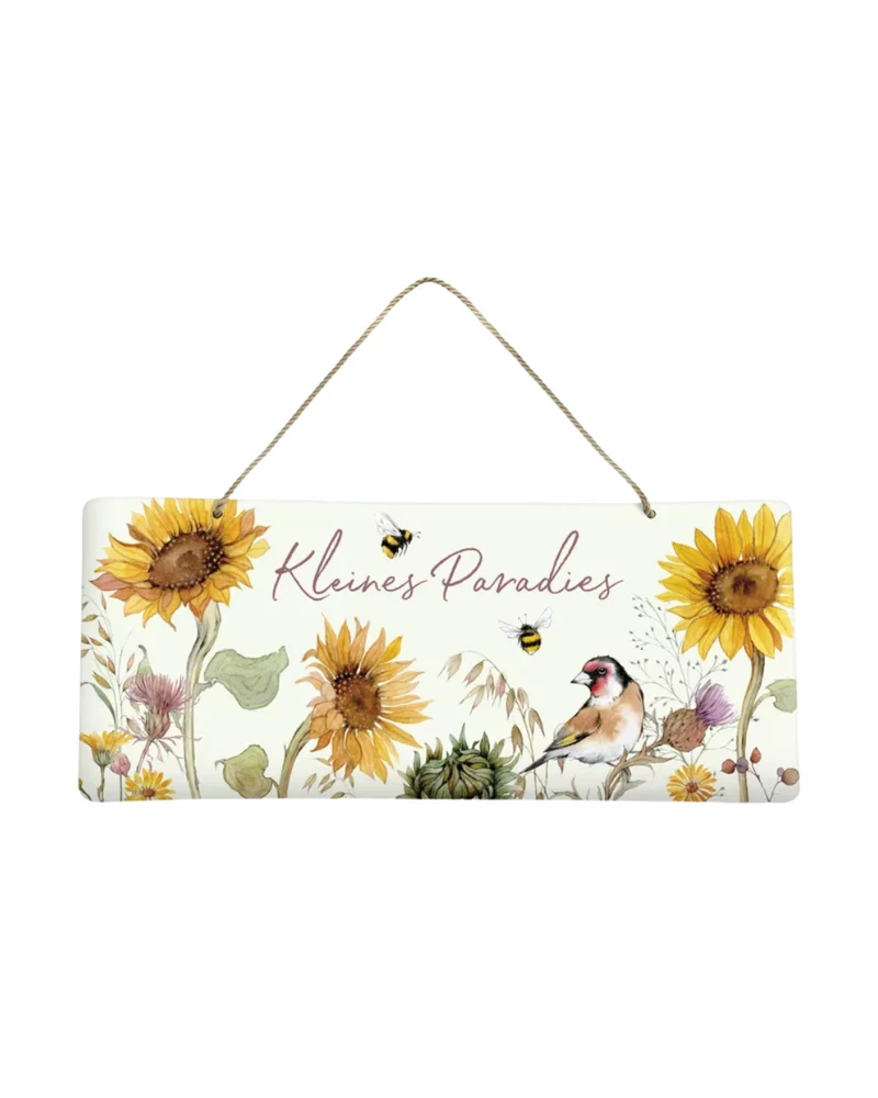 Sonnenblumen Metallschild vom Grätz Verlag