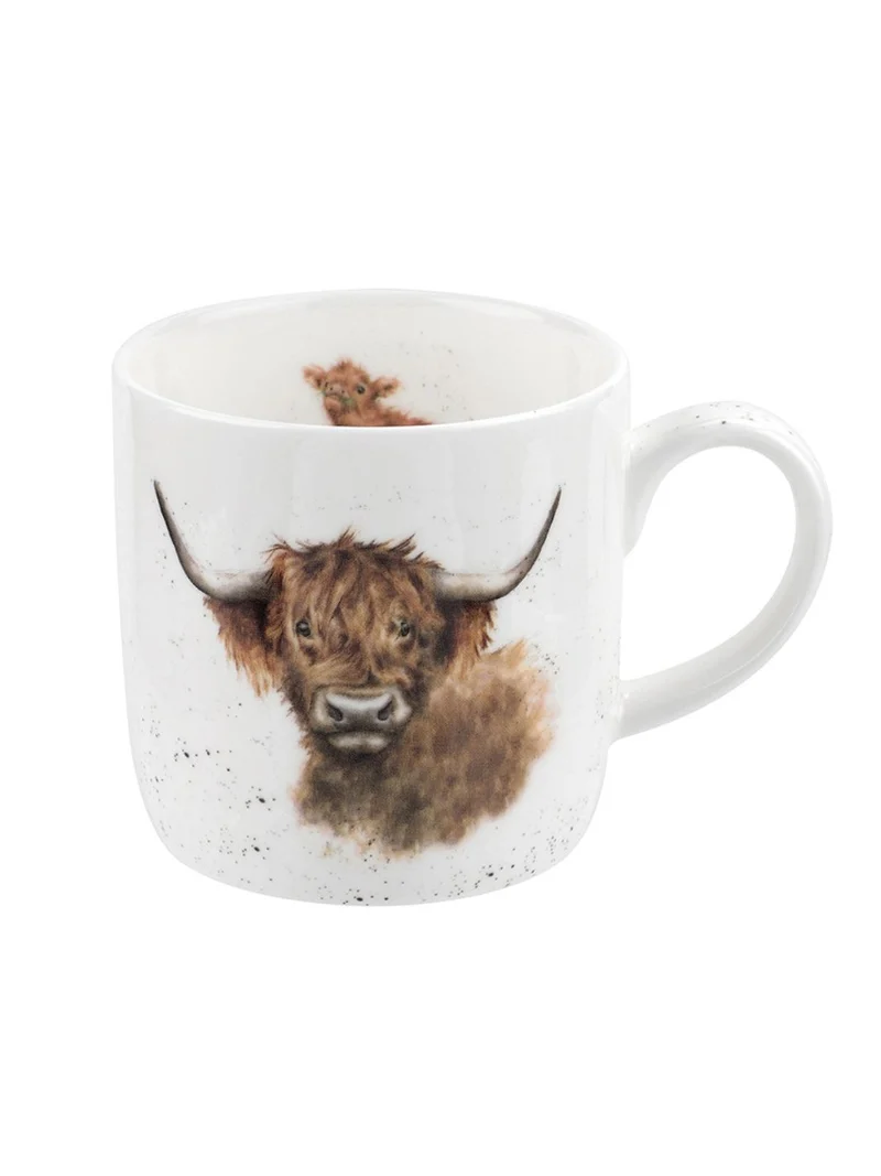 Hochlandkuh Tasse "Highland Coo" von Wrendale Designs