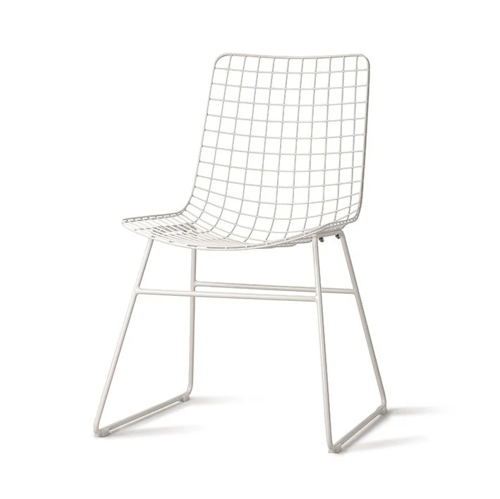 Stuhl Metall Wire weiß - HKliving