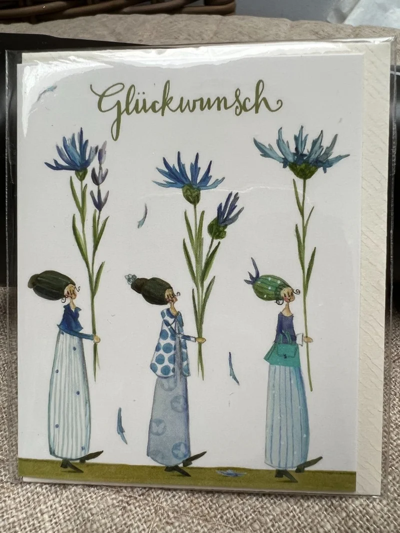 Kärtchen mit Spruch vom Grätz Verlag