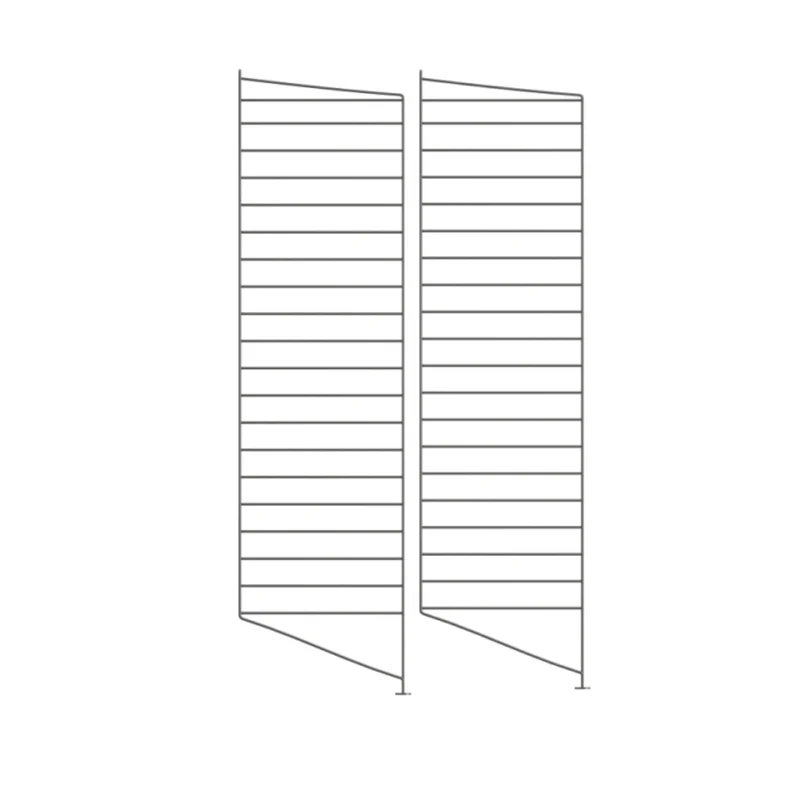Bodenleiter 2er Set Dunkelgrau 115x30cm - Regalsystem - String Furniture